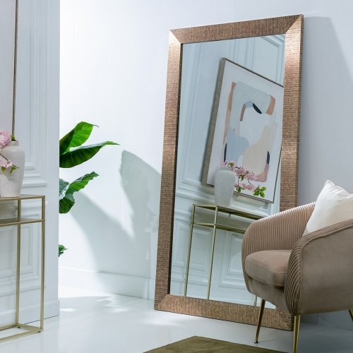Bigbuy Home Настенное зеркало 98 x 2,8 x 178 cm Позолоченный DMF image 2