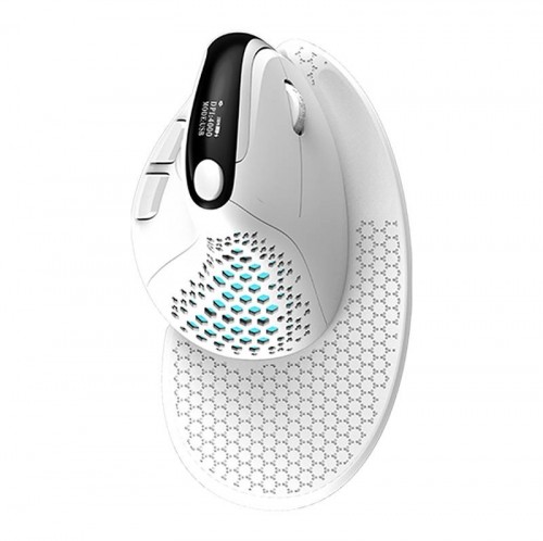 Wireless Ergonomic Mouse Delux M618XSD BT+2.4G RGB (white) image 2