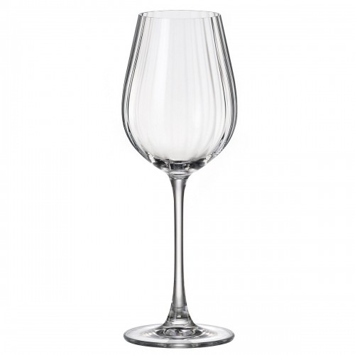 Vīna glāze Bohemia Crystal Optic Caurspīdīgs 400 ml 6 gb. image 2
