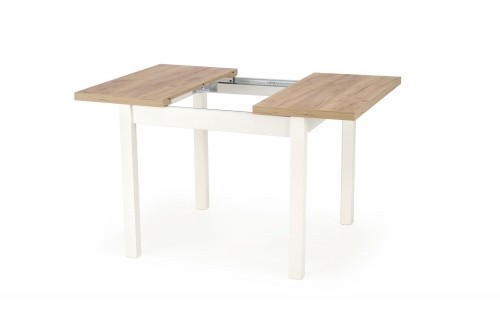 Halmar TIAGO SQUARE extensions table, craft oak / white image 2