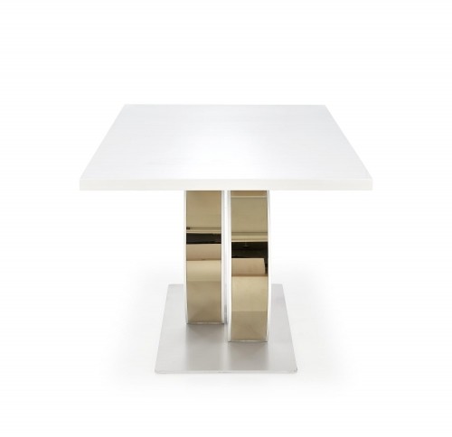 Halmar GALARDO extension table, white / gold image 2
