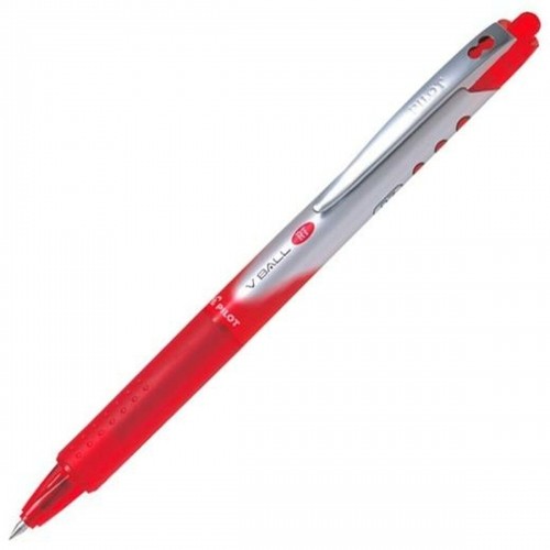 Ручка с жидкими чернилами Pilot V-BALL 07 RT Красный 0,5 mm (12 штук) image 2