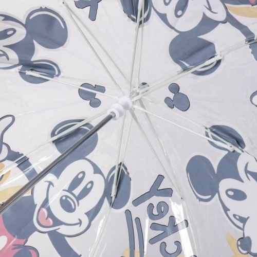 Lietussargs Mickey Mouse Caurspīdīgs Ø 71 cm Sarkans image 2