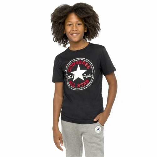 Krekls ar Īsām Piedurknēm Converse Chuck Taylor All Star Core Melns image 2