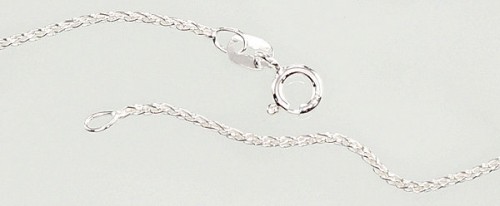 Серебряная цепочка Спига 1,1 мм #2400074, Серебро 925°, длина: 55 см, 3.5 гр. image 2