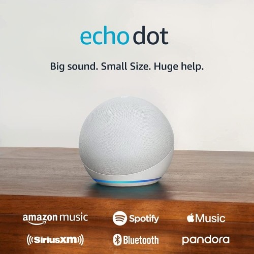 Amazon Echo Dot (5th Gen) Glacier White image 2