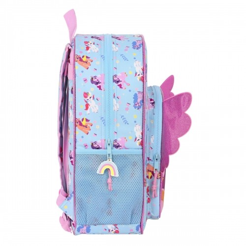 Школьный рюкзак My Little Pony Wild & free Синий Розовый 33 x 42 x 14 cm image 2