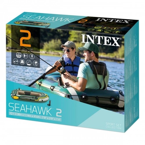 Надувная лодка Intex Seahawk 2 Зеленый 236 x 41 x 114 cm image 2