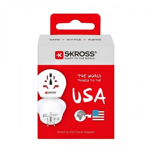 Электрический адаптер Skross 1.500221-E США Международный image 2