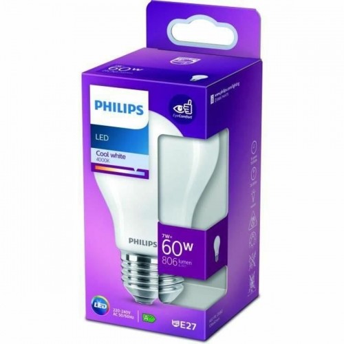 Сферическая светодиодная лампочка Philips Equivalent E27 60 W image 2