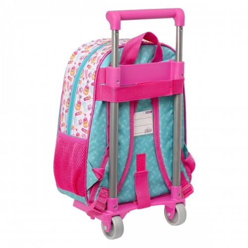 Школьный рюкзак с колесиками The Bellies 26 x 34 x 11 cm Фиолетовый бирюзовый Белый image 2