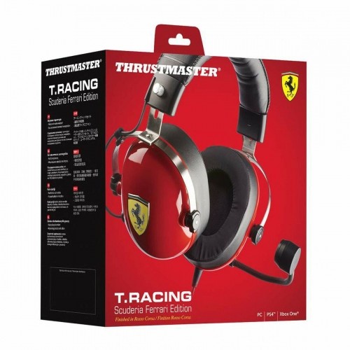 Spēļu Austiņas ar Mikrofonu Thrustmaster T.Racing Scuderia Ferrari Edition-DTS Sarkans image 2