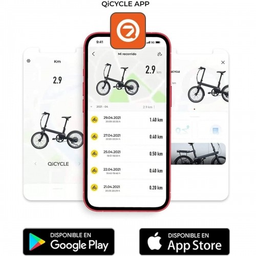 Электрический велосипед Xiaomi 20" 250W Чёрный image 2