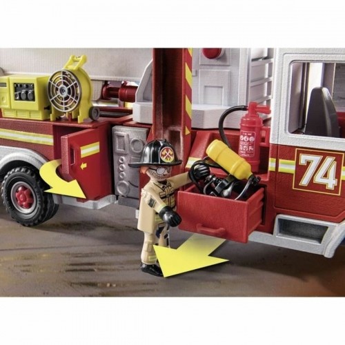 Набор машинок   Playmobil Fire Truck with Ladder 70935         113 Предметы image 2