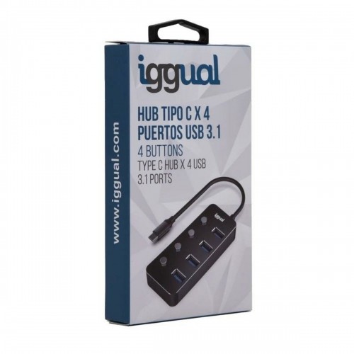 USB-разветвитель iggual IGG318485 image 2