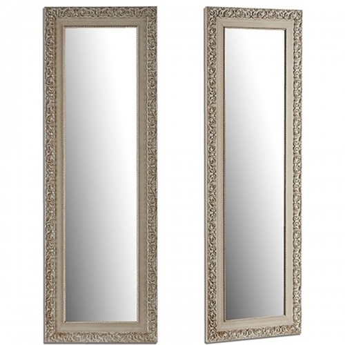Gift Decor Sienas spogulis Balts Koks Stikls 45,5 x 136 x 1,5 cm (2 gb.) image 2