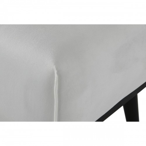 Taburete DKD Home Decor Balts Melns 70 x 50 x 42 cm image 2