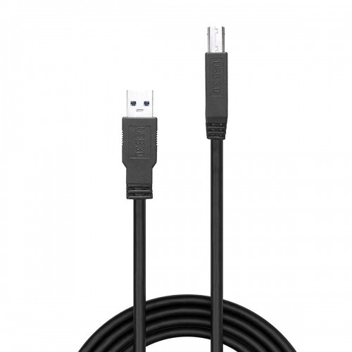 USB A uz USB B Kabelis LINDY 43098 10 m Melns image 2