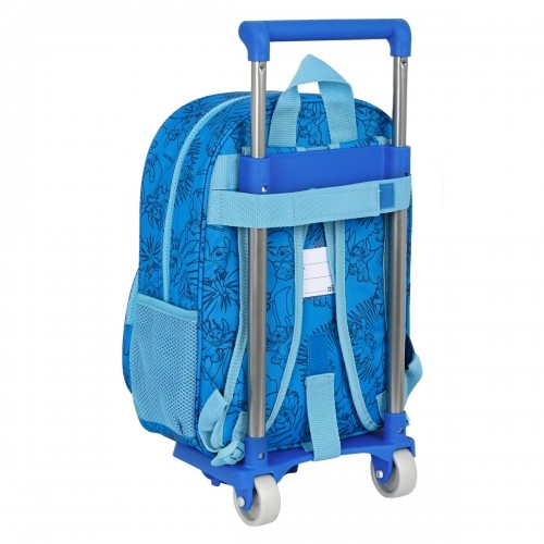 Школьный рюкзак с колесиками Stitch Синий 26 x 34 x 11 cm image 2