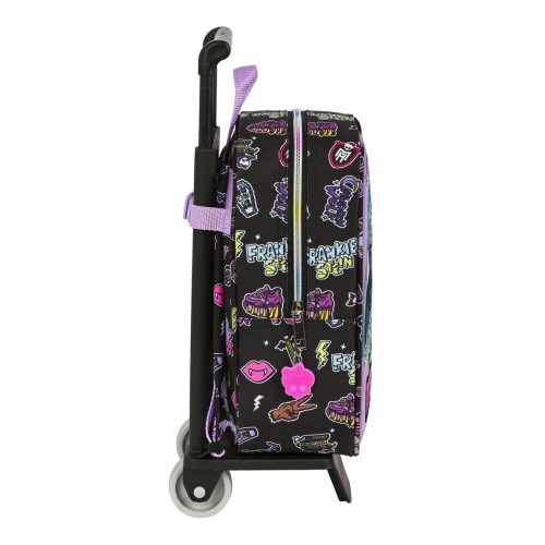 Школьный рюкзак с колесиками Monster High Creep Чёрный 22 x 27 x 10 cm image 2