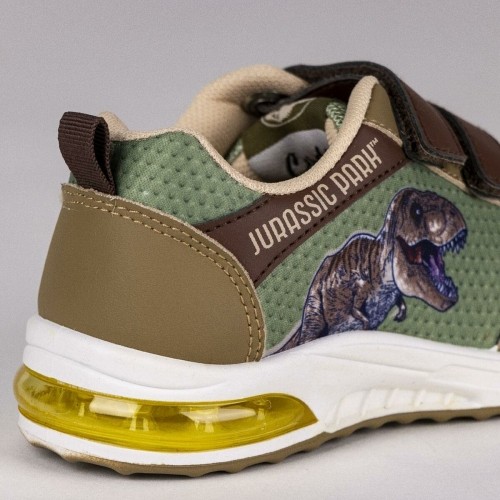 Sporta apavi ar LED Jurassic Park Velcro Zaļš image 2