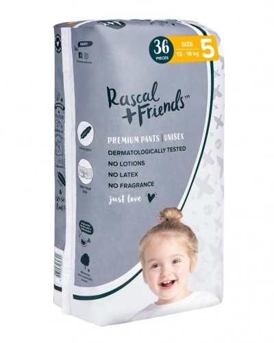 Rascal And Friends RASCAL + FRIENDS diapers-pants 5 size, 13-18kg, 36 pcs. image 2