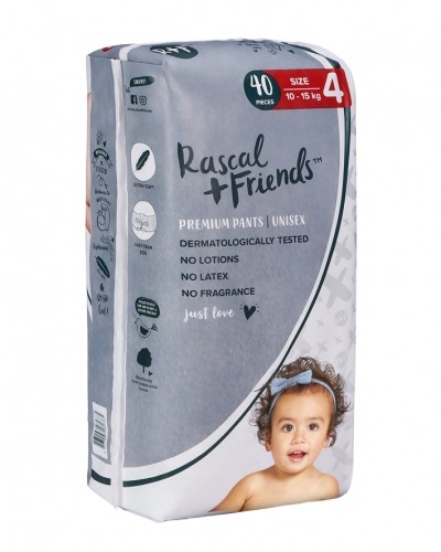 Rascal And Friends RASCAL + FRIENDS diapers-pants 4 size, 10-15kg, 40 pcs. image 2