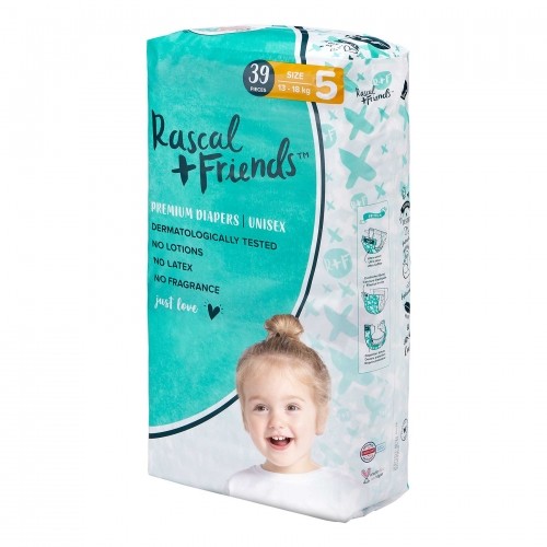 Rascal And Friends RASCAL + FRIENDS nappies 5 size, 13-18kg, 39 pcs. image 2