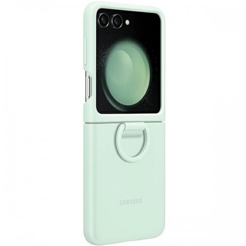 Etui Samsung EF-PF731TMEGWW Z Flip5 F731 zielony|ocean green Silicone Case with Ring image 2
