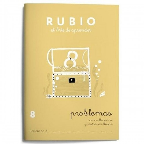 Matemātikas piezīmju grāmatiņa Rubio Nº 8 A5 Spāņu 20 Loksnes (10 gb.) image 2