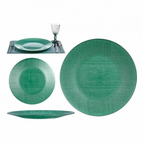 Vivalto Plakans trauks Zaļš Stikls 32,5 x 2,5 x 32,5 cm (6 gb.) image 2