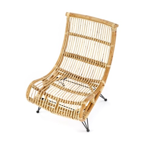 Halmar MELODY leisure chair, natural rattan image 2