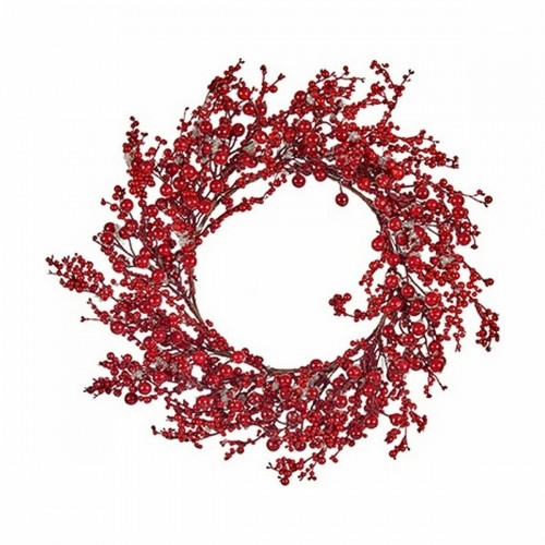 Krist+ Рождественский венок Красный Пластик 48 x 10 x 48 cm (6 штук) image 2