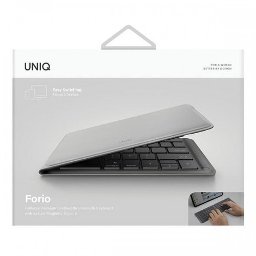UNIQ Forio składana klawiatura Bluetooth szary|chalk grey image 2