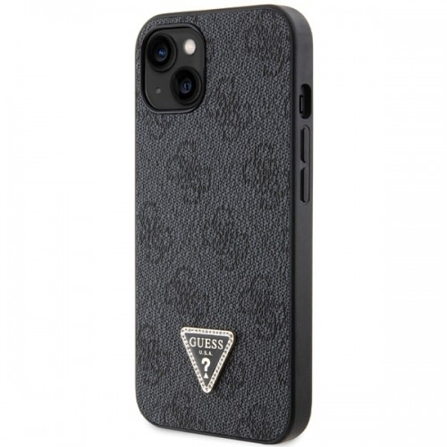 Guess GUHCP13MP4TDSCPK iPhone 13 6.1" czarny|black hardcase Crossbody 4G Metal Logo image 2