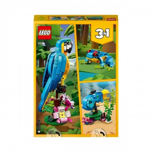 Playset Lego Creator 31136 Exotic parrot with frog and fish 3-vienā 253 Daudzums image 2
