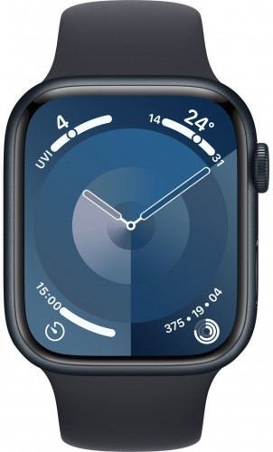 Apple Watch 9 GPS + Cellular 45mm Sport Band M/L, midnight (MRMD3ET/A) image 2