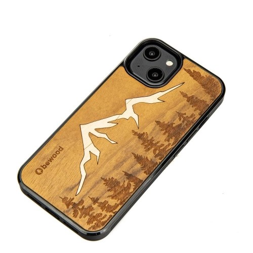 Apple Wooden case for iPhone 14 Bewood Mountains Imbuia image 2