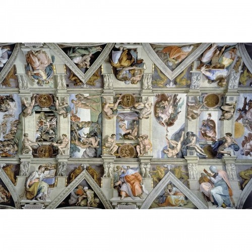 Puzle un domino komplekts Ravensburger 17429 The Sistine Chapel - Michelangelo 5000 Daudzums image 2
