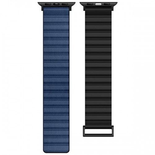 Beline pasek Apple Watch Magnetic Pro 42|44|45|49mm czarno|niebieski  black|blue box image 2