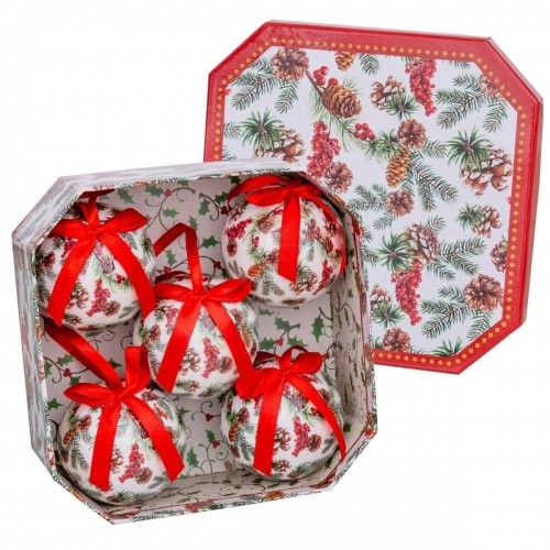 Bigbuy Christmas Ёлочные шарики Разноцветный бумага Polyfoam 7,5 x 7,5 x 7,5 cm (5 штук) image 2