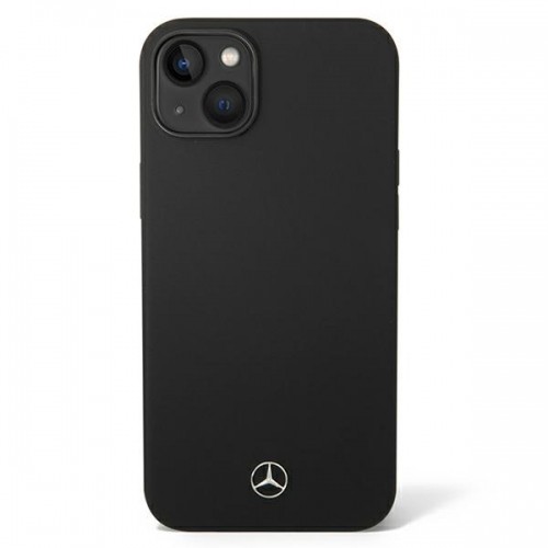 Mercedes MEHMP14SSILBK iPhone 14 6,1" czarny|black hardcase Silicone Line Magsafe image 2