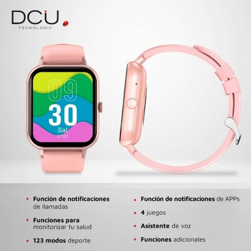 Dcu Tecnologic Умные часы DCU CURVED GLASS PRO Розовый image 2