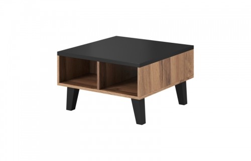 Halmar coffee table 60 LOTTA  wotan oak/black image 2