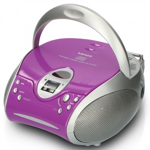 Portable stereo FM radio with CD player Lenco SCD24PU image 2