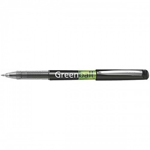 Ручка с жидкими чернилами Pilot Green-Ball Чёрный 0,35 mm (10 штук) image 2