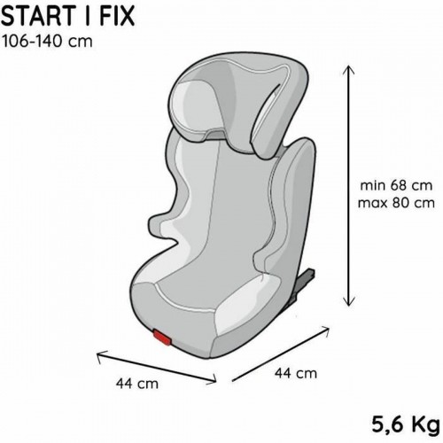 Auto Krēsls Nania START Sarkans ISOFIX image 2