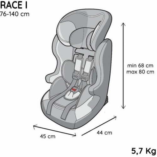 Auto Krēsls Nania RACE Pelēks image 2