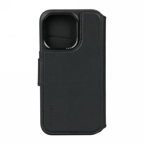 Apple Decoded Detachable Wallet â MagSafe compatible protective leather case for iPhone 15 (black) image 2