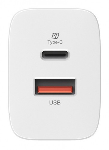 Silicon Power адаптер для путешествий USB/USB-C QM16 20W, белый image 2